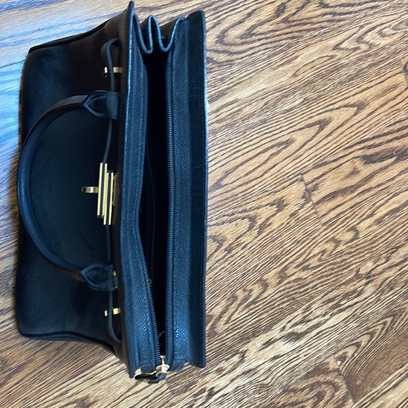 Lederer Black Leather Handbag - Picture 2 of 5